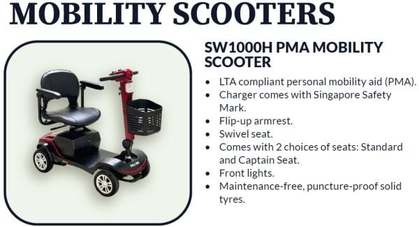 SW1000H PMA Mobility Scooter - Image 8