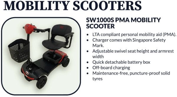 SW1000S PMA Mobility Scooter - Image 8